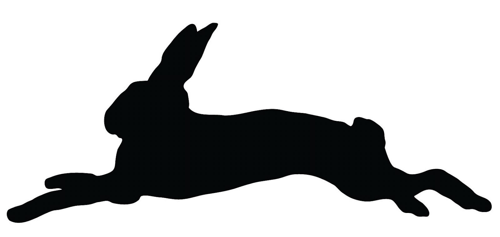 Rabbit Silhouette Clipart#2179144.