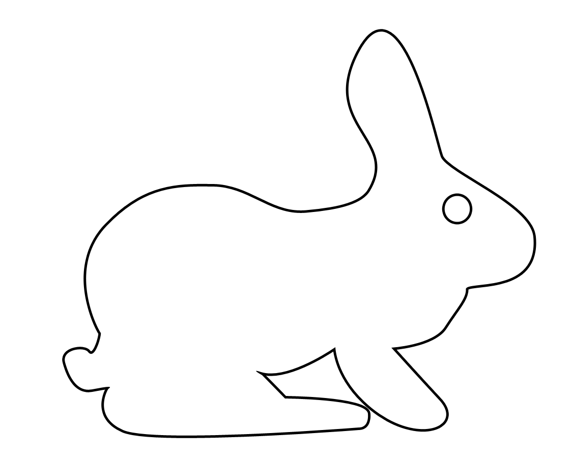 Free Rabbit Outline, Download Free Clip Art, Free Clip Art on.