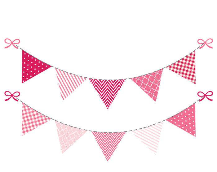 Bunting Banner Clipart Drawing Pictures 3827.