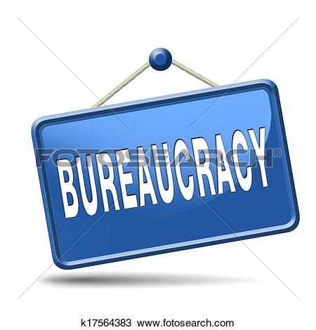 Drawing of bureaucracy k17564383.