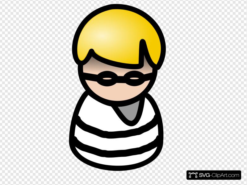 Burglar Clip art, Icon and SVG.