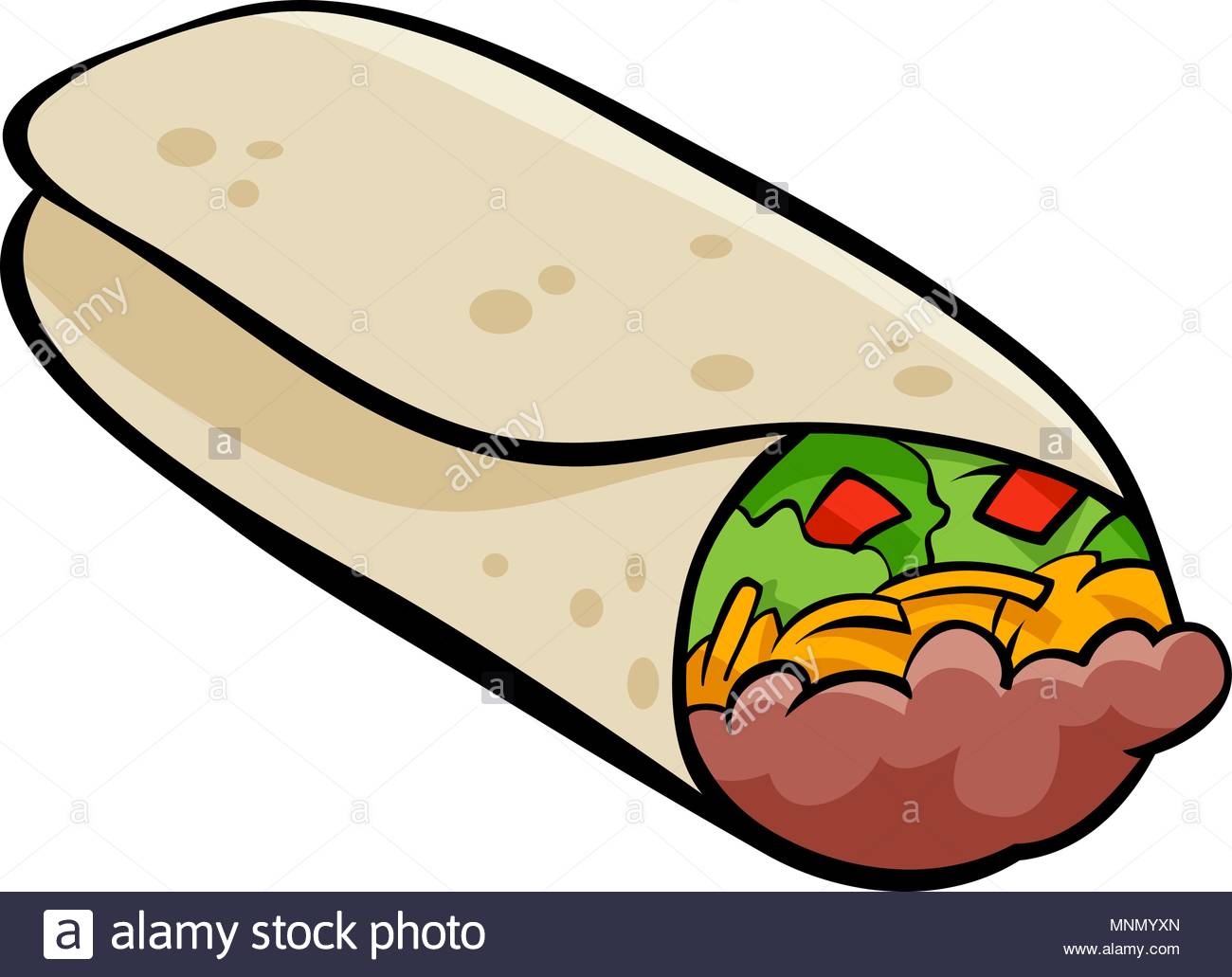 Free Burrito Clipart Free Images At Clker Com Vector Clip Art | My XXX ...