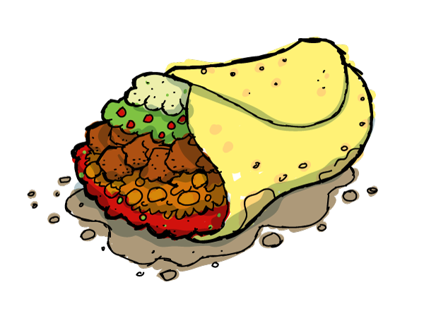 Burrito Clipart.