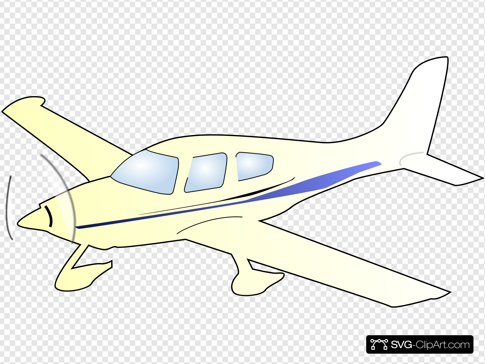 Cessna Plane Clip art, Icon and SVG.