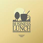 Business Lunch Clip Art.