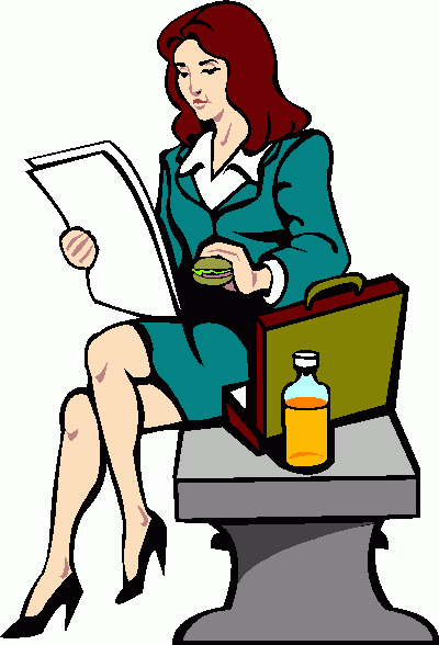 Women business owner clipart.