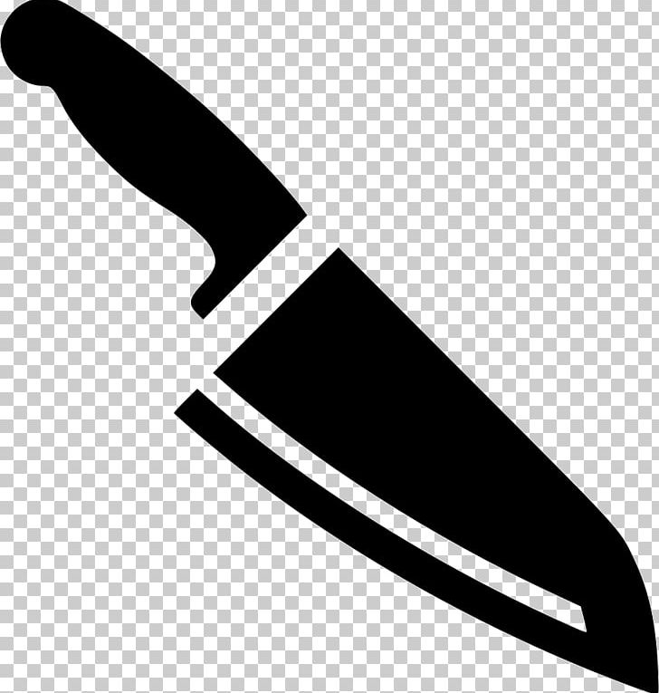 Butcher Knife Kitchen Knives PNG, Clipart, Black And White.