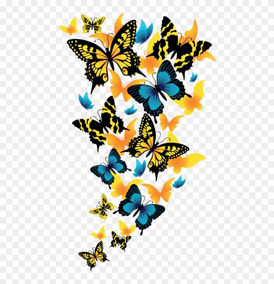 Rainbow Butterfly Clipart Clip Art.