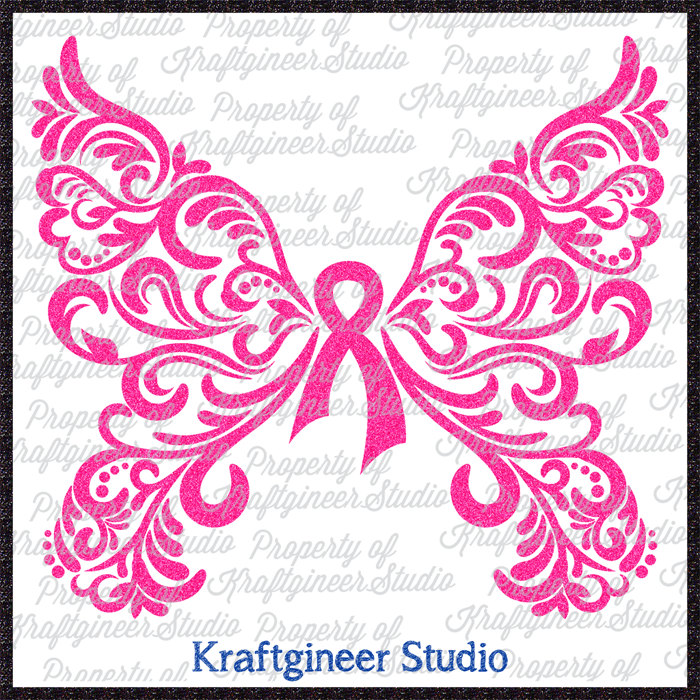 Free Free 176 Butterfly Breast Cancer Ribbon Svg SVG PNG EPS DXF File