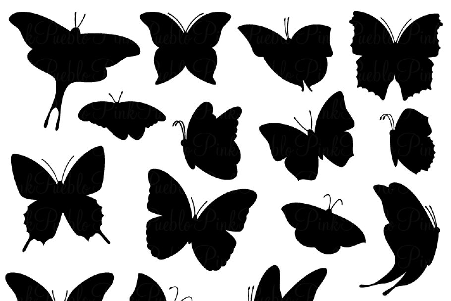 Download butterfly silhouette clipart 20 free Cliparts | Download ...