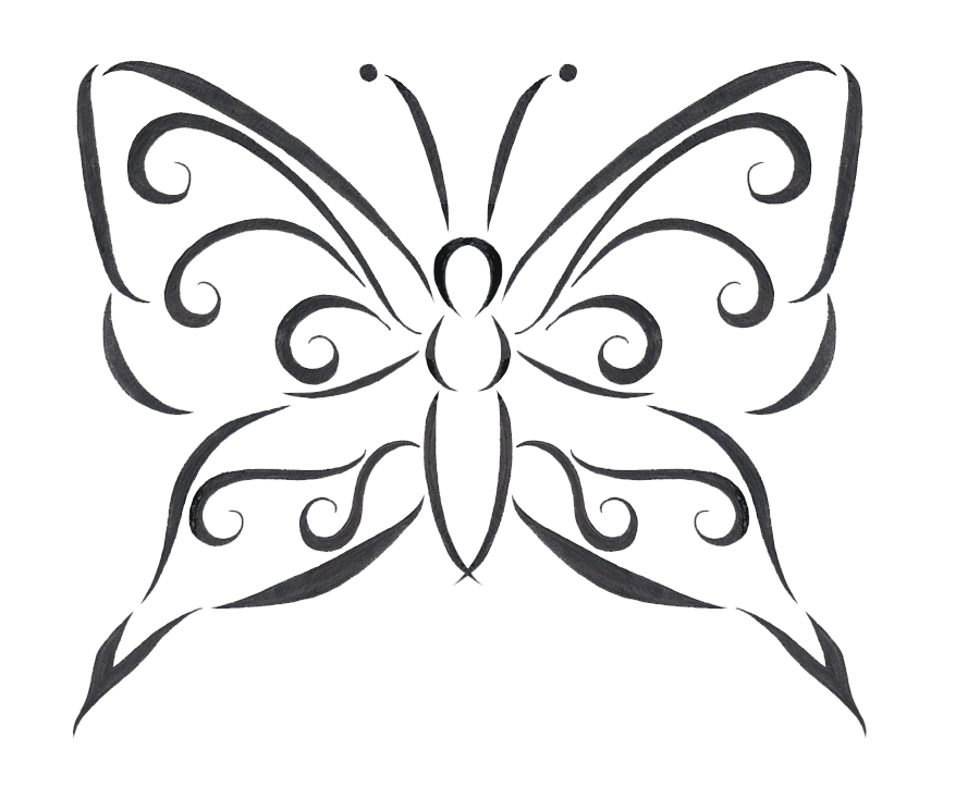 Butterfly Tattoo Designs PNG Transparent Images.