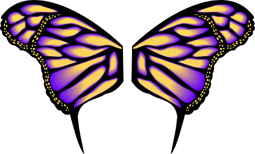 Butterfly Wings Clipart.