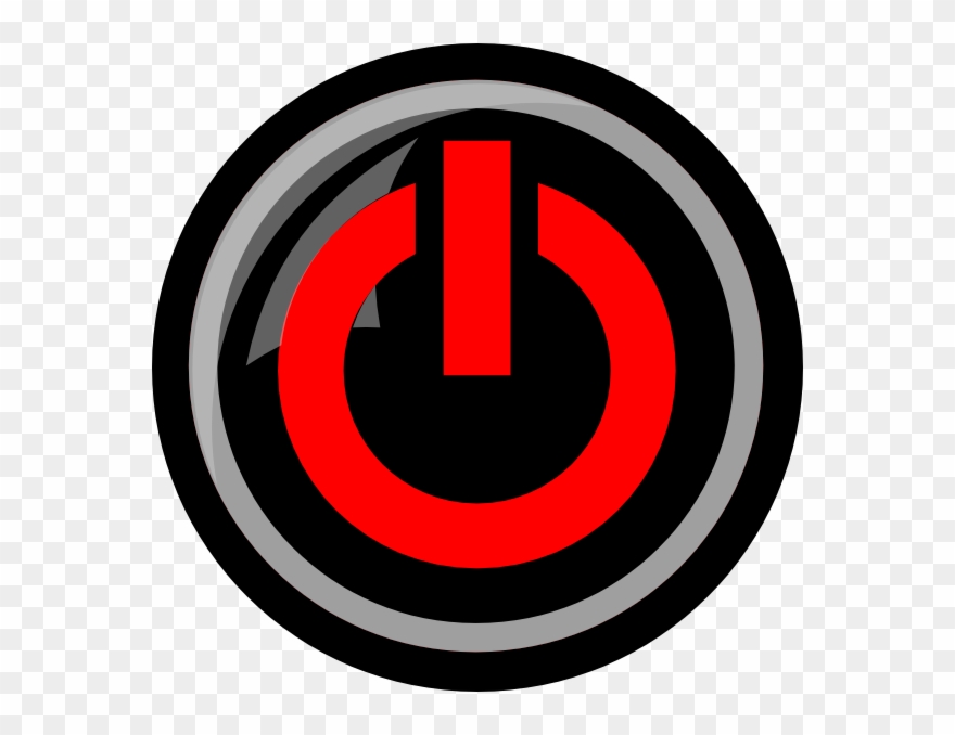 Red Power Button Clip Art At Clker.