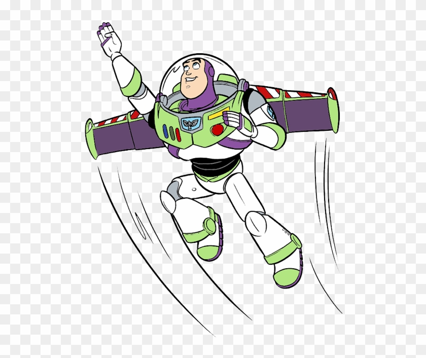 Cartoon Buzz Lightyear Flying, HD Png Download (#5692675.