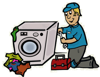 Clip Art Cartoon Washing Machines Clipart.