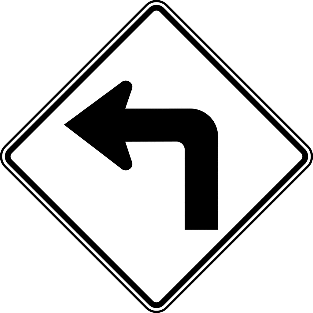 Arrows to show turning clipart.