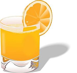 Orange juice is a nutritional powerhouse belly bytes clipart.