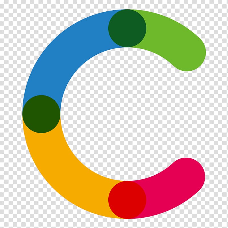 C , Letter Logo , Color letters C transparent background PNG clipart.