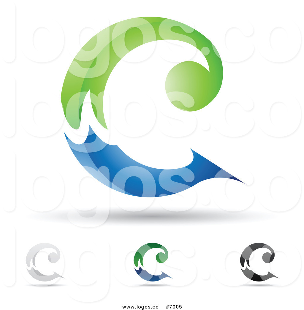 Royalty Free Clip Art Vector Logos of Letter C Designs by.