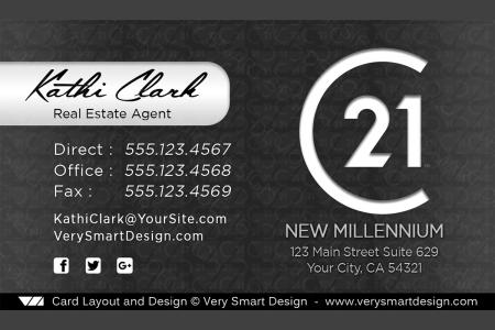 Century 21 Business Cards New C21 Logo for Real Estate 18D.