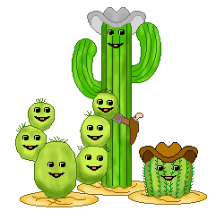 Cactus clip art 2 image.