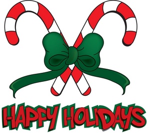 Candy Canes Clipart.