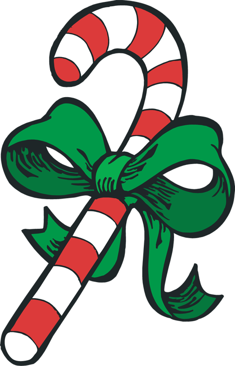 Free clipart christmas candy canes.