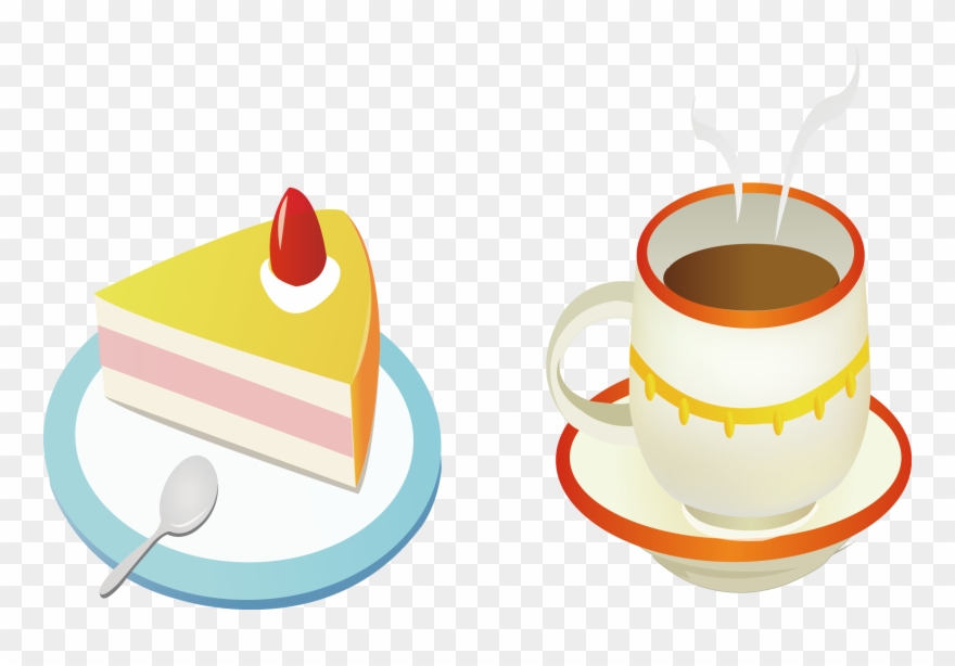 Teacup Clipart Coffee Cake.