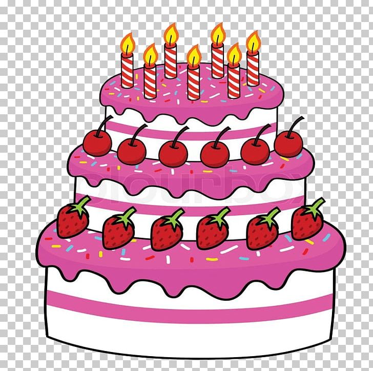 Birthday Cake Cupcake Chocolate Cake Cartoon Cakes PNG.