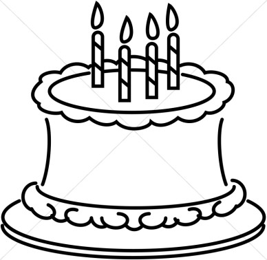 Vector and Cake Clipart Black And White No Candles 7842 Favorite.