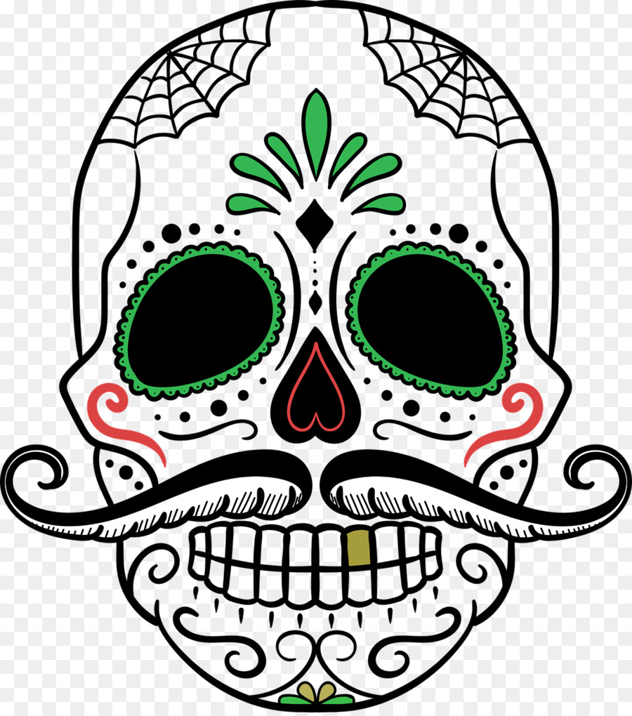 Day Of The Dead Skull clipart.