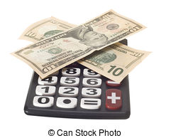 Stock Photographs of hand calculator.