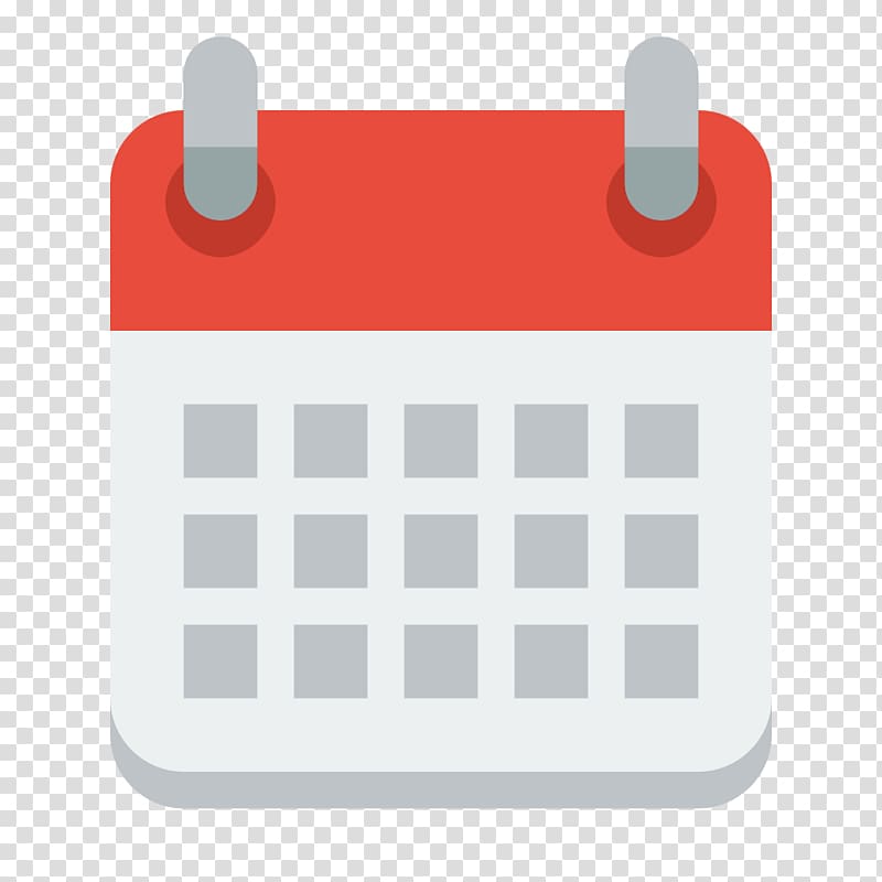 Square red and white illustration, Calendar date Computer Icons Time.