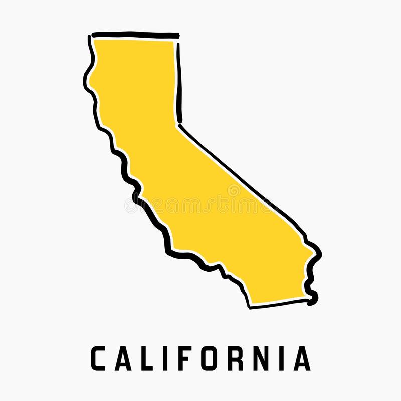 California Map Stock Illustrations.