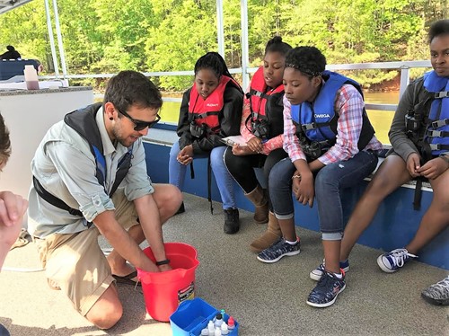4/19/17: Callaway Middle School Students Learn on the Lake.