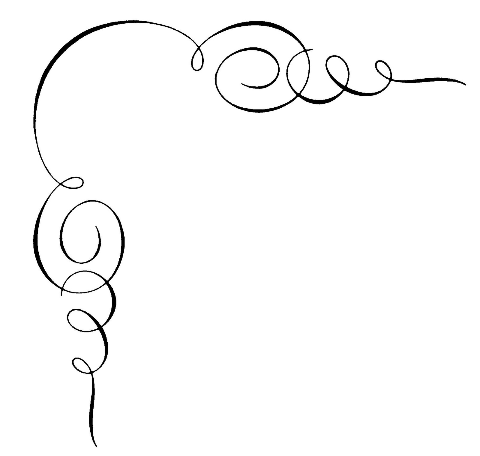 Calligraphy Clipart.