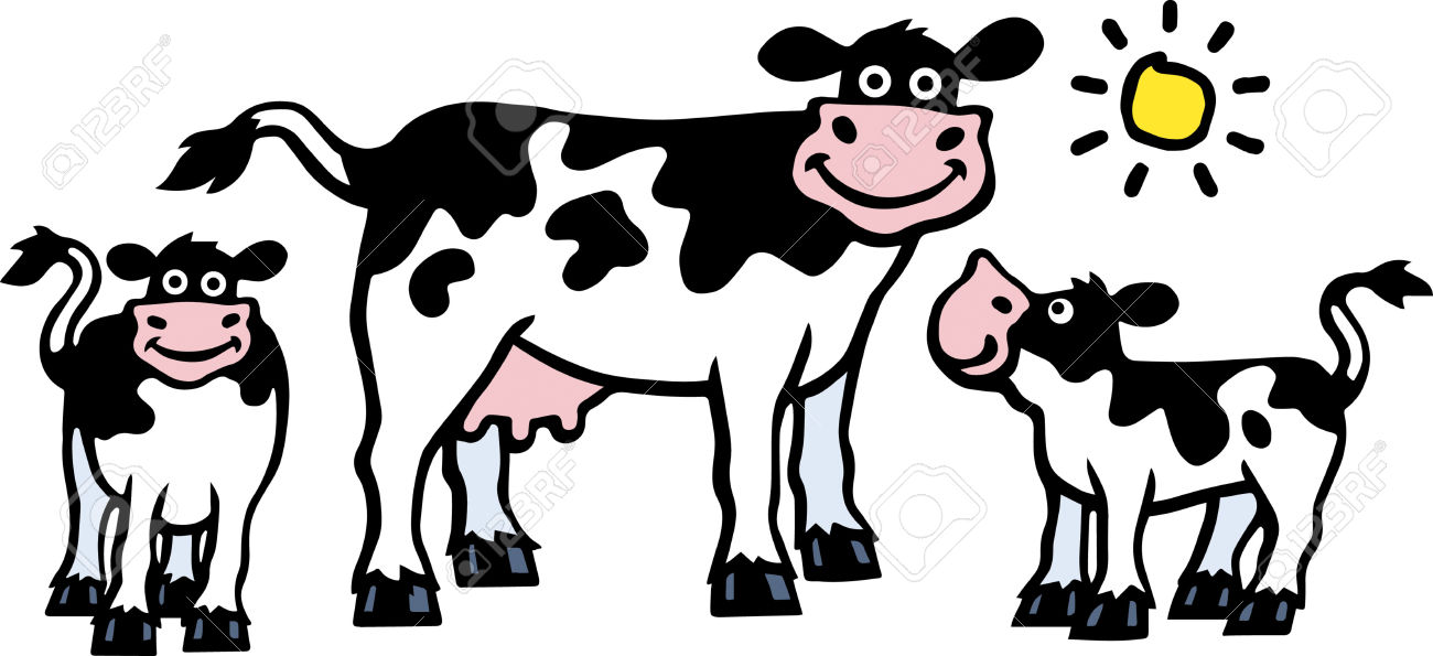 Cow Calves Royalty Free Cliparts, Vectors, And Stock Illustration.