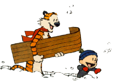 Download Calvin And Hobbes Transparent HQ PNG Image.