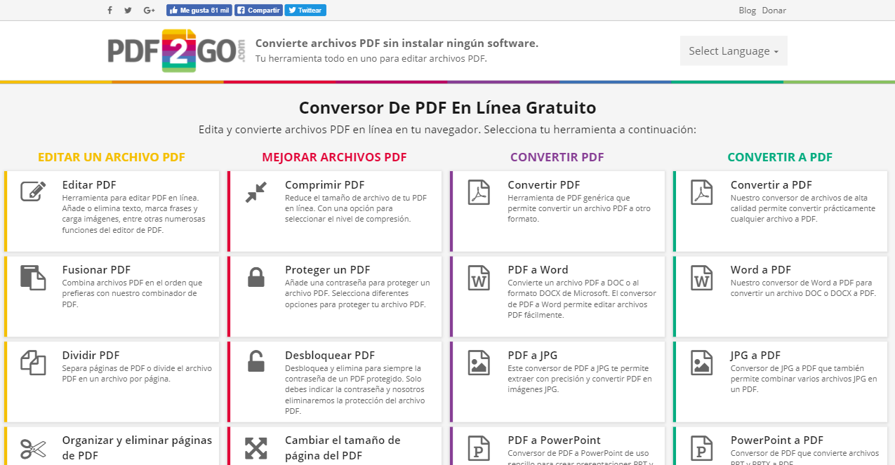 Convertir PDF a JPG.