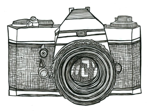 Camera Sketch Images.