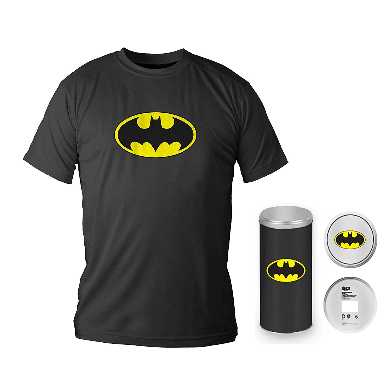 Amazon.com: LOGO BATMAN CAMISETA NEGRA CHICO T.