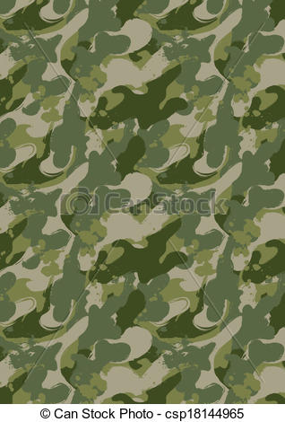 Clip Art Vector of Paint splatter camouflage. Illustrator swatch.