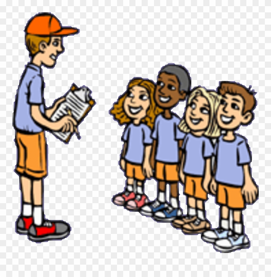 barcode camp counselor clipart