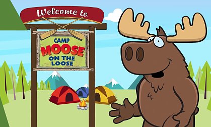 Camp moose on the loose clipart » Clipart Station.