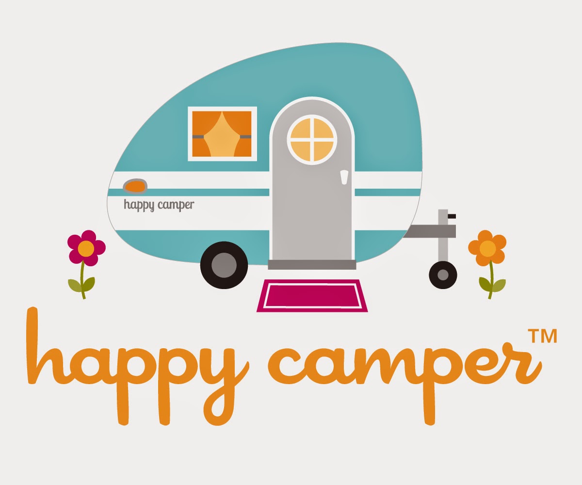 Happy campers clip art.