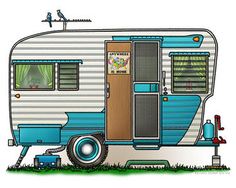 Camper trailer clipart 7 » Clipart Station.