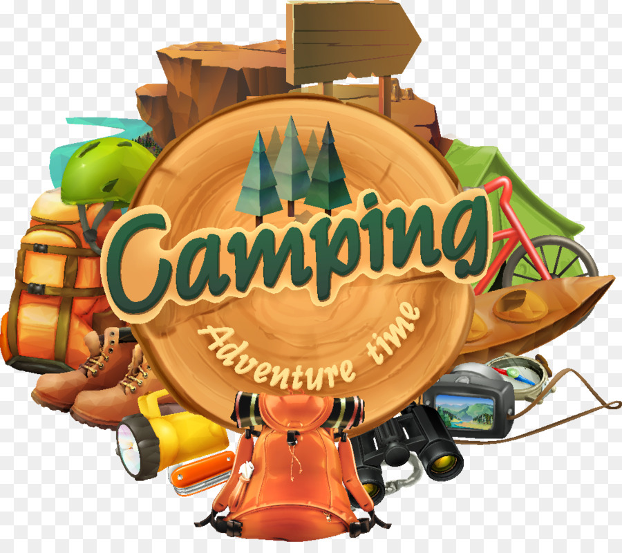 Camping Cartoon clipart.