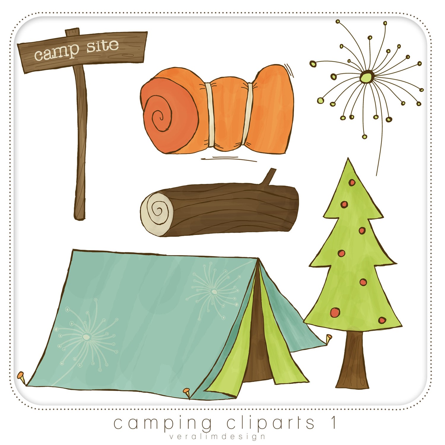 Camping Clip Art Free Printable