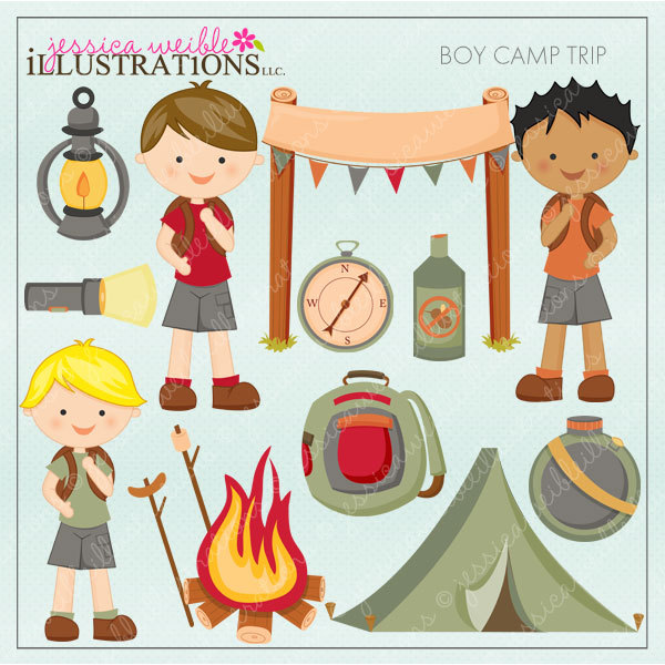 camping cute nature clipart - Clipground