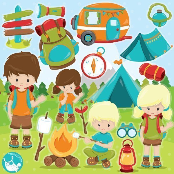 camping kids clipart 20 free Cliparts | Download images on Clipground 2024